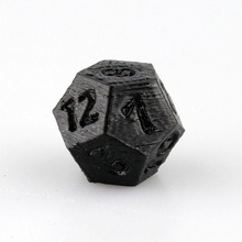 polyhedral dice 12 sides tabletop game minitatures 3d print model - Mito3D