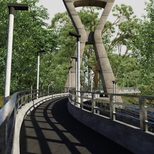 puente oct vio froid oliveira architecture Brésil pont 3d print model - Mito3D