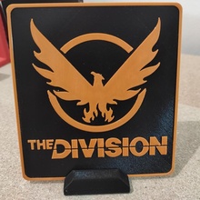 division sign ubisoft thedivision tomclancy's 3d print model - Mito3D