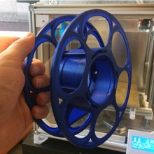 universal spool - twist lock clip filament turn friendly refill click sca masterspool respool einviromentally 3d print model - Mito3D