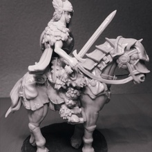 escudo donzela cavalo 3d print model - Mito3D