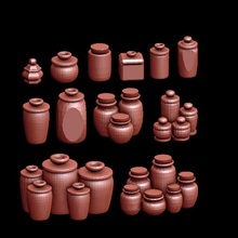 Facile bocaux bouteille modèle rpg terrain miniature pot diorama 28mm dnd morceaux paysage dispersion bitz 3d print model - Mito3D