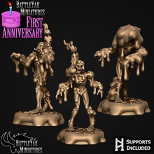 frosting thrall pack cake mimic set toys & games fantasy horror minion monster undead warhammer zombie dnd pathfinder tabletopgaming ttrpg eldritch battleyakminiatures 3d print model - Mito3D