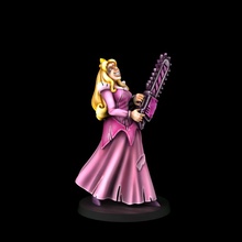 sleeping beauty toys & games bowl cartoon fantasy football forest funny girl kickstarter support warhammer blood miniature pink chainsaw castle tale dwarf fable tail fairy fantasyfootball princesses blonde presupport presupported 3d print model - Mito3D