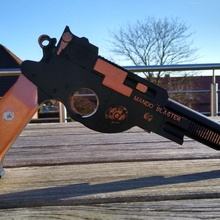 mandaloriano blaster Estrela Guerra Estrelas Disney guerras mando 3d print model - Mito3D