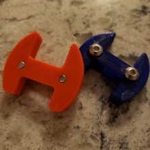 unicycle brake lever grip 3d print model - Mito3D