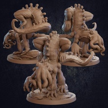ill hound - presupported toys & games boss creature cute dragon dungeons mini monster rpg miniature octopus huge monsters trappers tabletop tentacles dnd lodge fblopther 3d print model - Mito3D