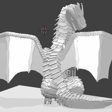 Puzzle 3d dragón 3d print model - Mito3D