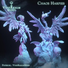 chaos harpies toys & games greek mythology vampire fury harpy dnd winged siren demons daemons 5e tzeentch theros furies bloodtoll 3d print model - Mito3D