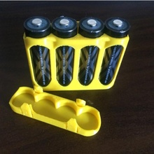 aa batteria Astuccio guaina semplice indicatore bambino scatola pacco batterie akku cellule anzeige 3d print model - Mito3D