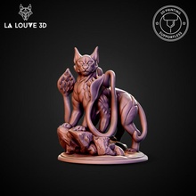 elusive panther toys & games beast creature monster miniature tabletop minis dnd 32mm displacer 3d print model - Mito3D