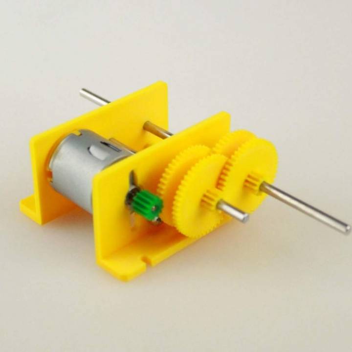 gearbox education diy motor toy gear 3D print model - Mito3D