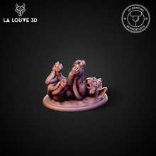 baby elusive panther toys & games beast cute monster rpg miniature tabletop minis dnd 32mm displacer 3d print model - Mito3D