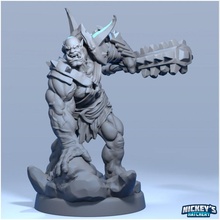 orco montaña tribu golpeador juguetes juegos bárbaro combatiente guerrero 3d print model - Mito3D