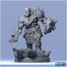 orc - mountain tribe crusher toys & games barbarian fighter warrior 3d print model - Mito3D