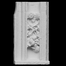 decoration brou monastery scan cap column france 3dprintable relief 3d print model - Mito3D
