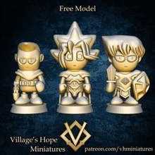 yugioh monster minis 1 fan art free miniatures dnd yugi 3d print model - Mito3D