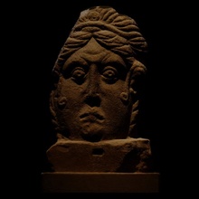 römisch Kalkstein Kopf Scan London Britisches Museum 3dprintable 3d print model - Mito3D