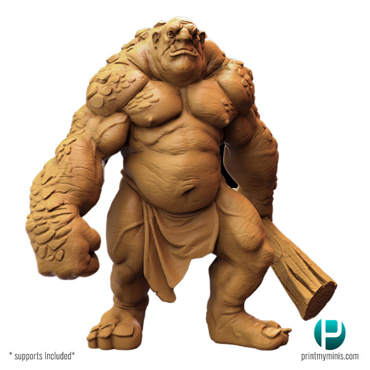 stone troll toys & games creature giant monster 3D print model - Mito3D