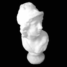 busto dio wallace collection londra scansione casco uomo marmo italiano 3d print model - Mito3D