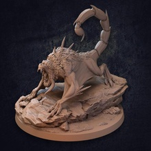 mandrilcore - presupported toys & games beast boss creature dragon dungeons monkey monster rpg wings large flying trappers tabletop scorpian dnd manticore baboon stinger webbed lodge 3d print model - Mito3D