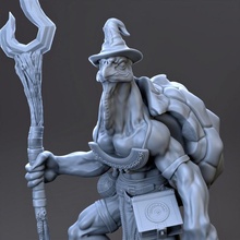 turtle land wizard toys & games dnd tortle 3d print model - Mito3D