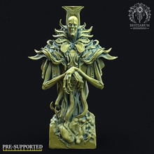 scythrian forgotten god - bust toys & games fantasy horror monster mage necromancer 3d print model - Mito3D