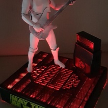 4th base estrella guerra Galaxias Stormtrooper guerras Marshall 3d print model - Mito3D