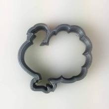 turchia cookie cutter giardino giorno ringraziamento 3d print model - Mito3D