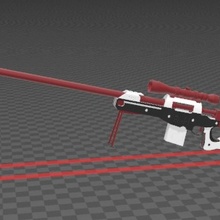awp Modell Waffe Scharfschütze awm awpmodel arcticwarfaremagnum Asiimov 3d print model - Mito3D