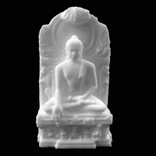 buddha triumphing mara art institute chicago illinois scan 3d print model - Mito3D