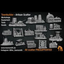 artisan scatter toys & games townbuilder 3d print model - Mito3D