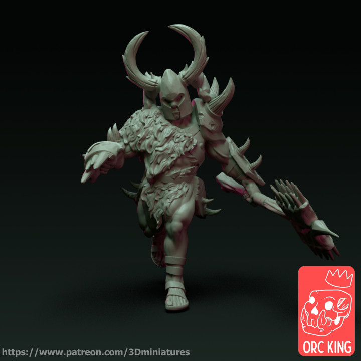 osso re giocattoli Giochi fantasia warhammer età buio caos schiavo warhammerfantasy sigmar ageofsigmar 3D print model - Mito3D