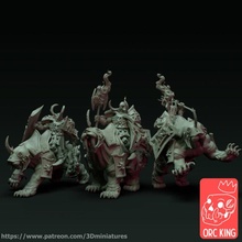 Hellcats juguetes juegos martillo guerra caos warhammerfantasy señor varanguard ageofsigmas esclavos oscuridad 3d print model - Mito3D
