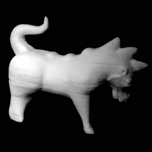 figure fabulous horned animal british museum london scan 3d print model - Mito3D