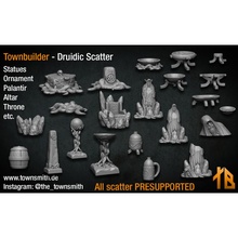 druidic scatter toys & games townbuilder 3d print model - Mito3D