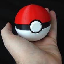 colori stampa pokeball fan art pokemon pikachu cenere 3d print model - Mito3D