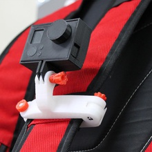 gopro bolso correa montaje gadgets electrónica bolsa cámara monte mochila abrazadera 3d print model - Mito3D
