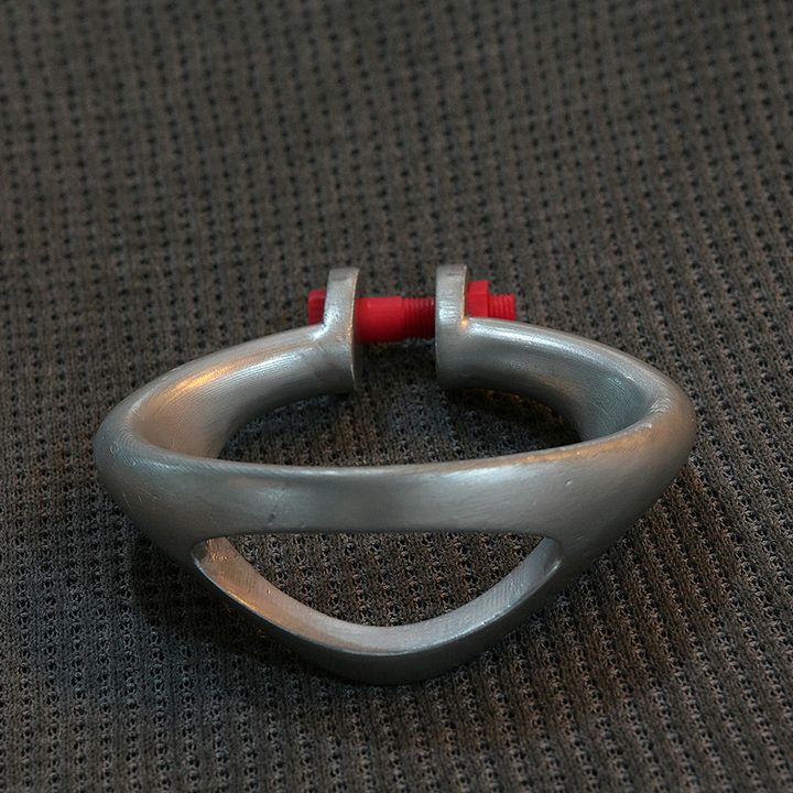 silver bolt bracelet jewellery 3D print model - Mito3D
