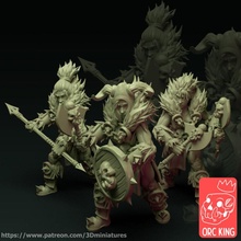 barbarian warriors toys & games fantasy viking warhammer warrior age sigmar valkyries 3d print model - Mito3D