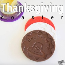 thanksgiving - happy coaster & garden 3d print model - Mito3D