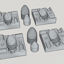 58 minie ball 3d print casting kit 3d print model - Mito3D