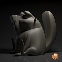 justin beaver justinbeaver lootboxplus 3d print model - Mito3D