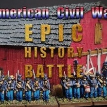 infanterie infantry - epic history battle american civil war 15mm scale toys & games figurine soldier miniature wargame eskice presupported acw soldat 3d print model - Mito3D