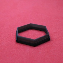 hexagon polymer clay cutter & garden shapes claycutters calycutter polymercutter simpleshape 3d print model - Mito3D