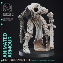 animated armour - construct presupported d&d 32mm toys & games 3d 40k creature dragons dungeons fantasy game gaming hell kickstarter monster printing rpg scale villian warhammer mars pc printed tabletop fury cyberpunk supports patreon saturn edition 3d print model - Mito3D