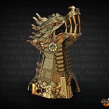 clockwork dice tower - support free toys & games rpg support-free roll no-supports dnd fate dice-tower fatesend role-playing-game fate-end 3d print model - Mito3D