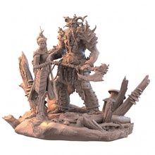 mushroom warriors toys & games elf fantasy viking warrior dragur 3d print model - Mito3D