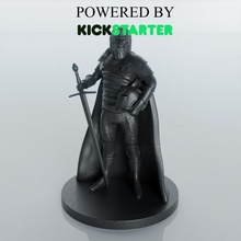 knight captain toys & games fighter leader shield soldier sword warrior 3d print model - Mito3D