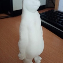 oso georg blanco juguetes juegos 3d print model - Mito3D